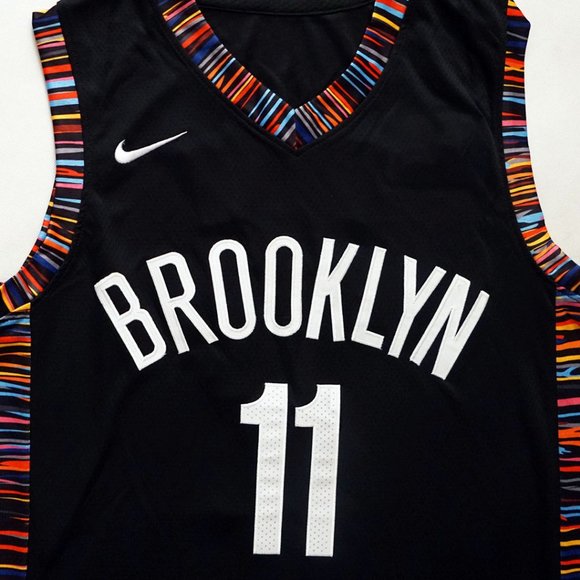 NBA Shirts | Brooklyn Nets 1 Kyrie Irving City Black ...